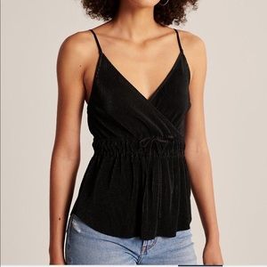 BRAND NEW WITH TAGS! Abercrombie and Fitch Pleated Satin Cami